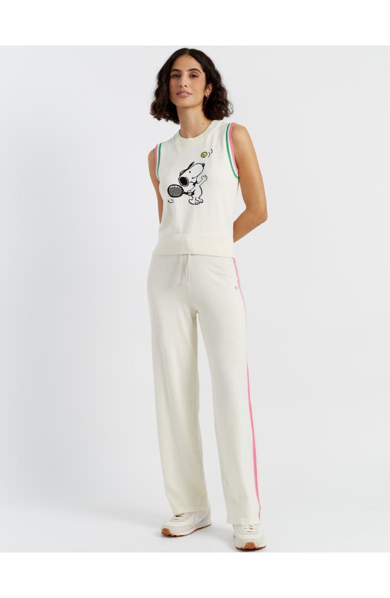 Chinti & Parker Cotton Peanuts Racquet Club Tank, Alternate, color, 