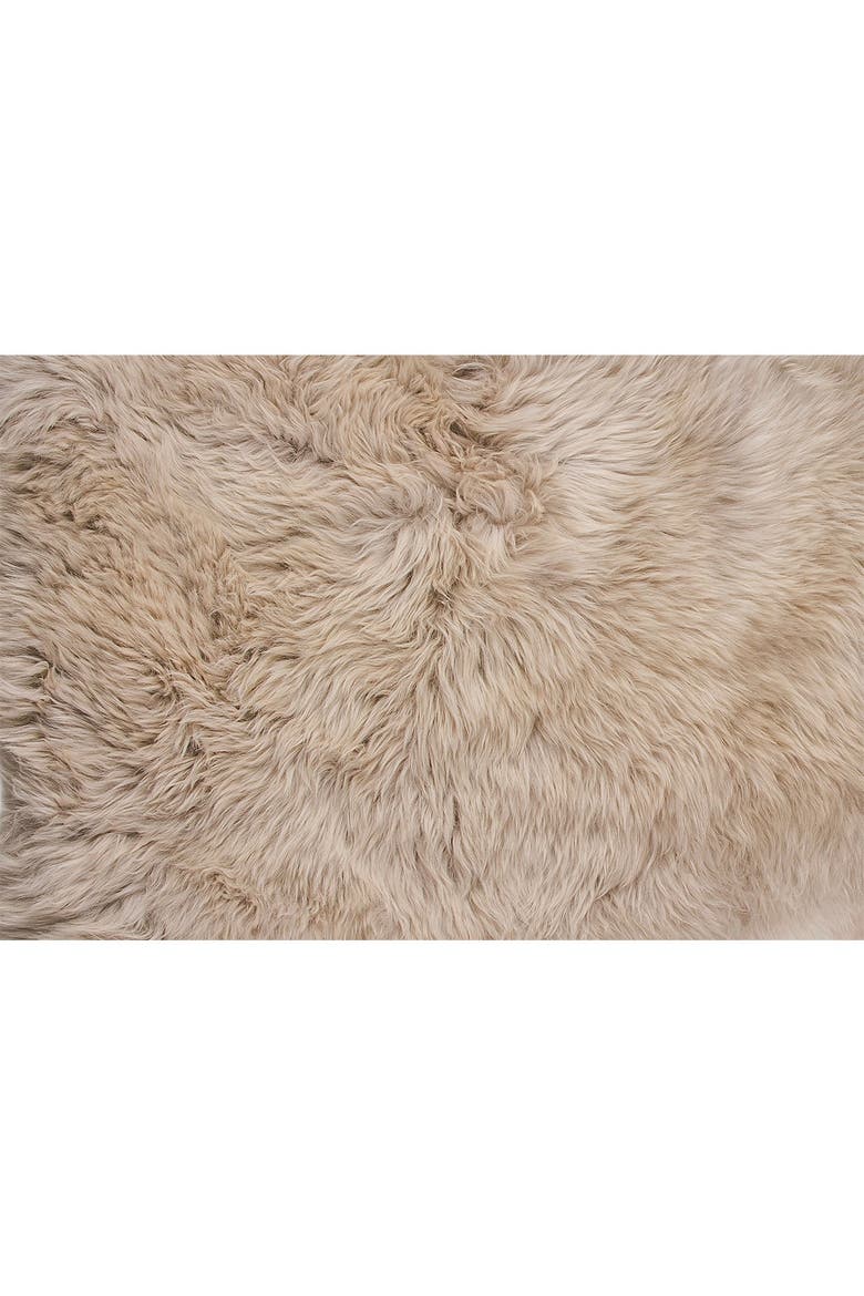 New Zealand Genuine Sheepskin Throw, Alternate, color, TAUPE