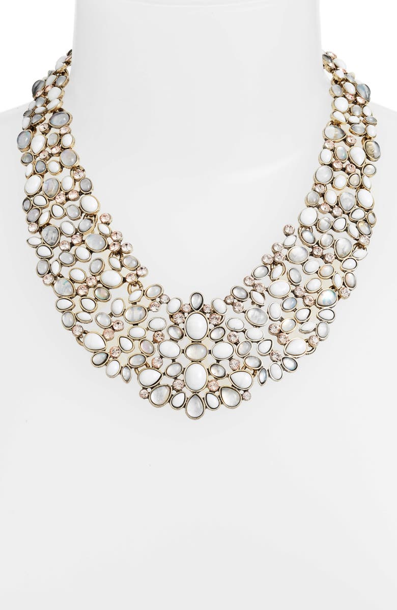 BaubleBar Kew Crystal Collar Necklace, Alternate, color,