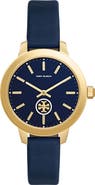 Tory Burch Collins Leather Strap Watch, 38mm