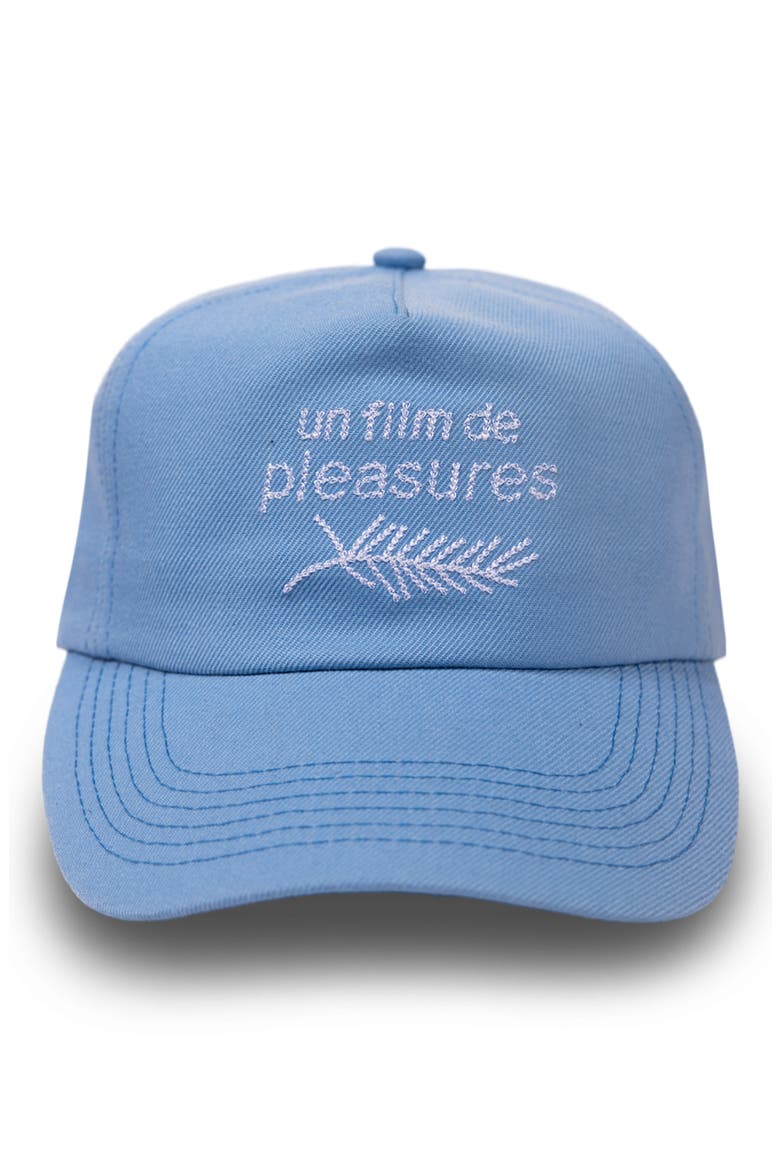 Film Snapback Baseball Cap, Main, color, BLUE