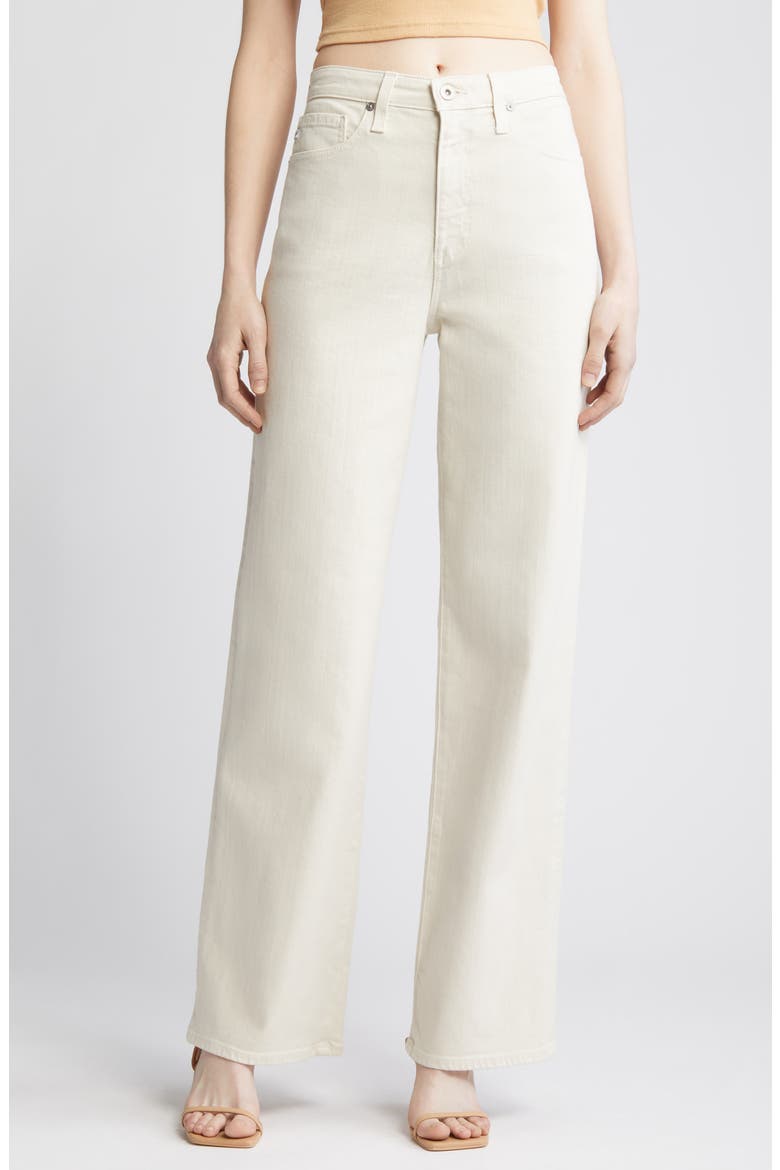 Kora High Waist Wide Leg Jeans, Main, color, OPAL STONE