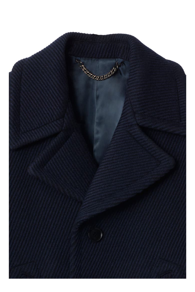 Wool Tailored Coat, Alternate, color, Nightshade blue/twilight blue