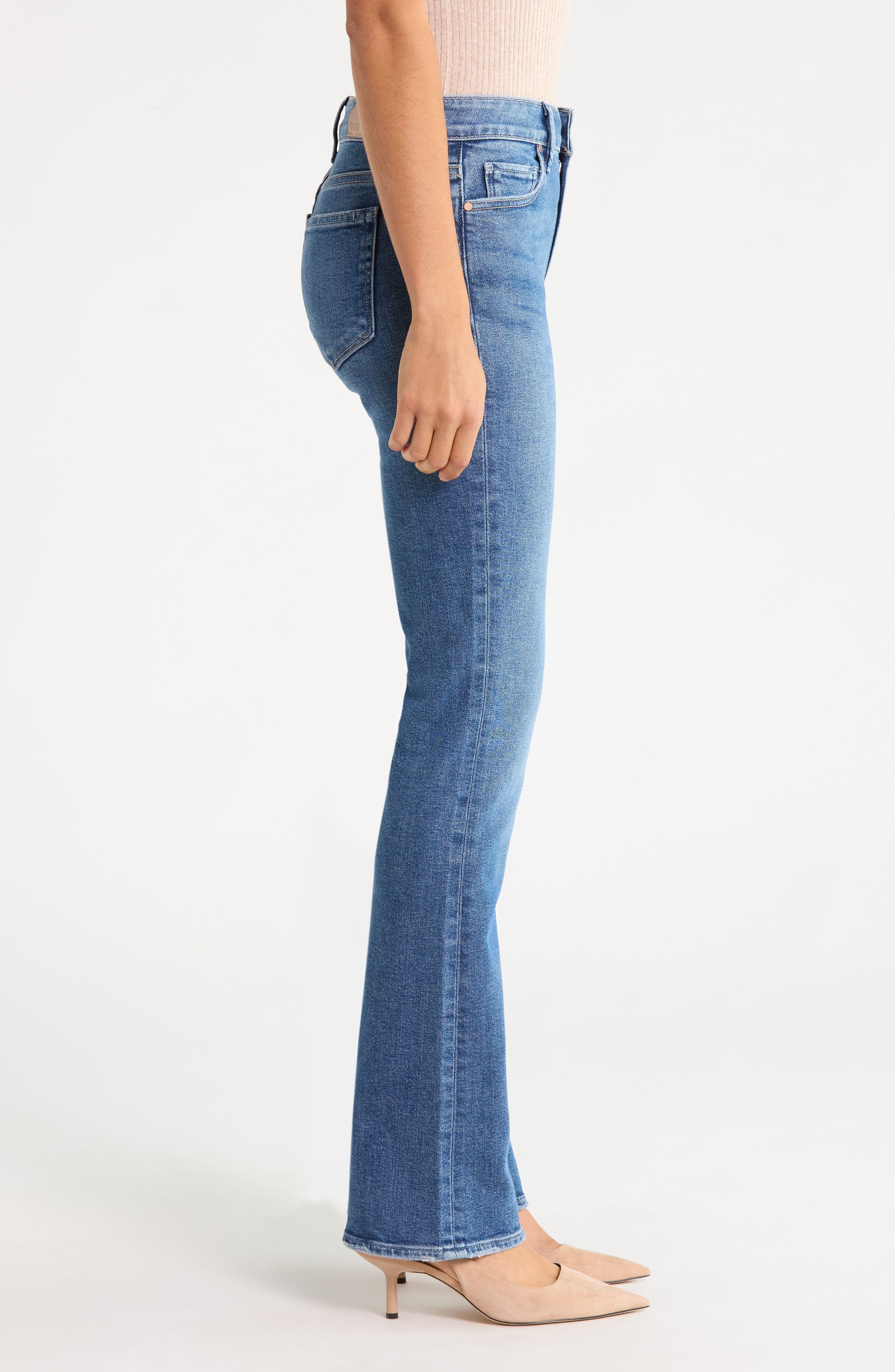 PAIGE Manhattan High Waist Bootcut Jeans (Women) | Nordstrom