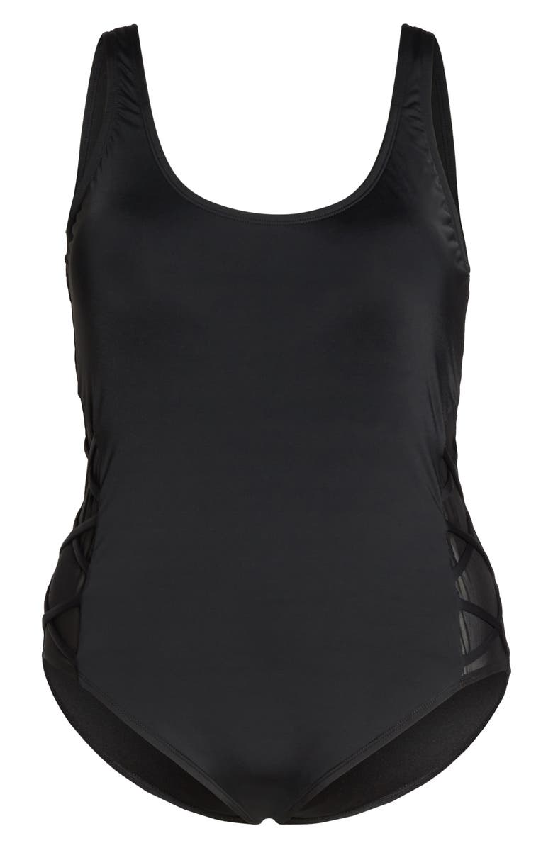 The Bikini Lab Mio One-Piece Swimsuit, Alternate, color,