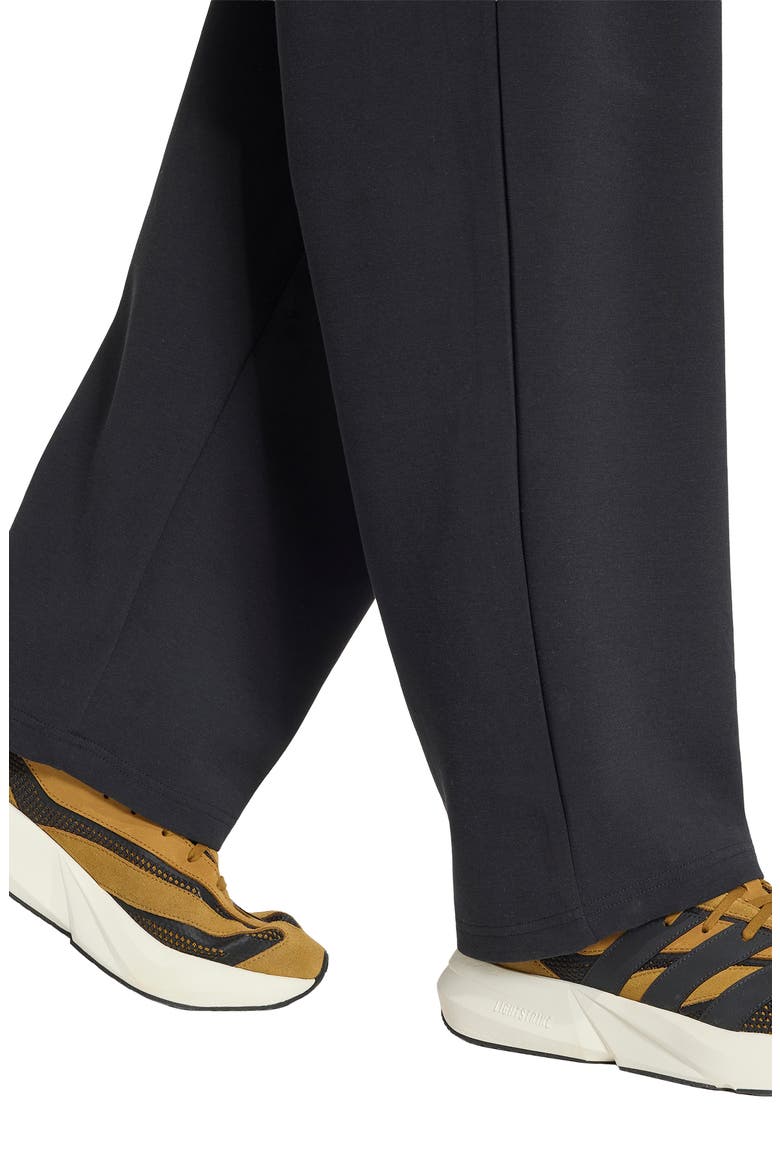 Soft Lux Straight Pants, Alternate, color, BLACK