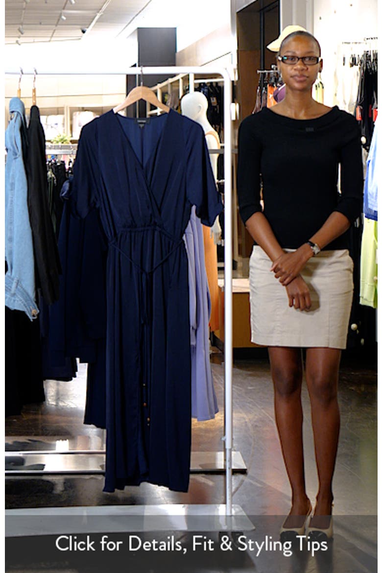 Cuffed Sleeve Midi Dress video