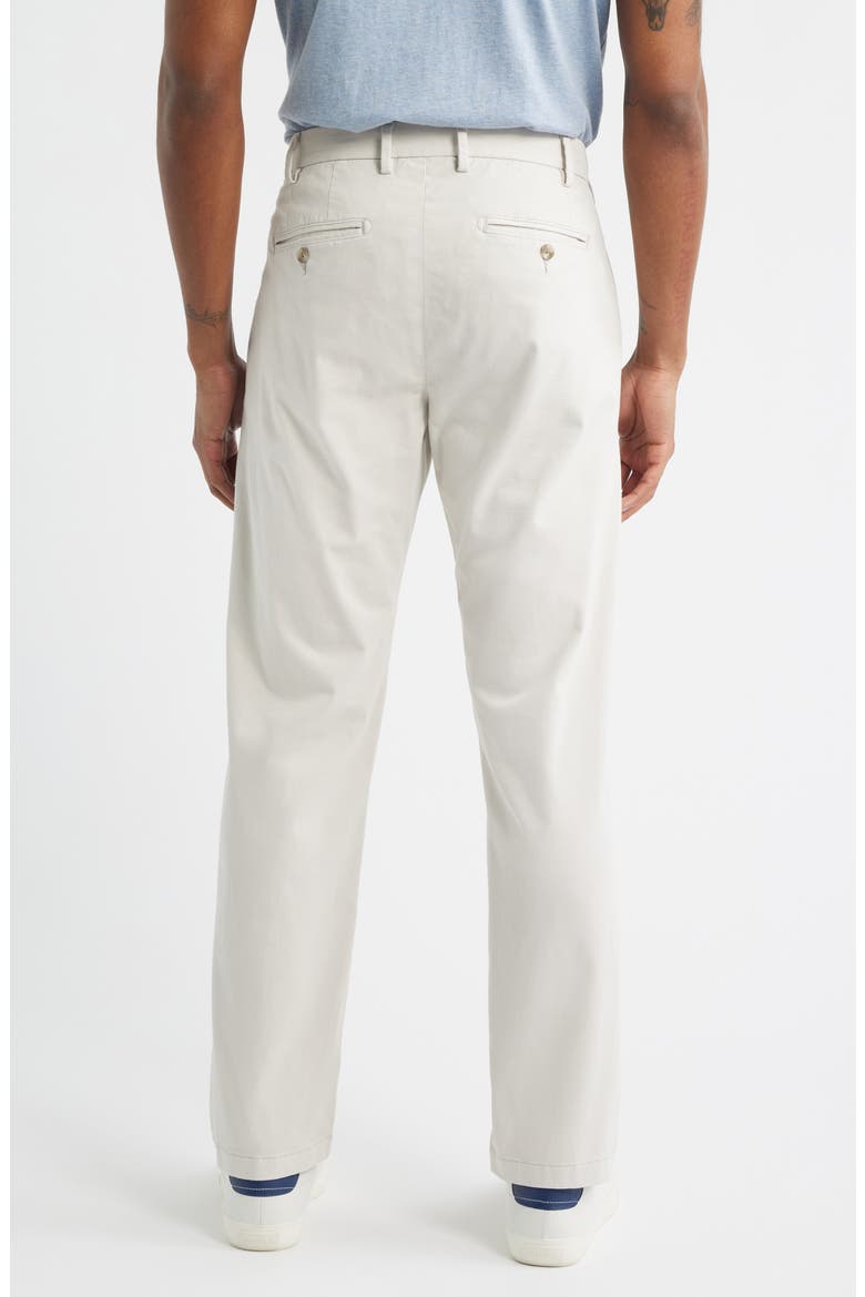 Flat Front Signature Sateen Dress Pants, Alternate, color, STONE