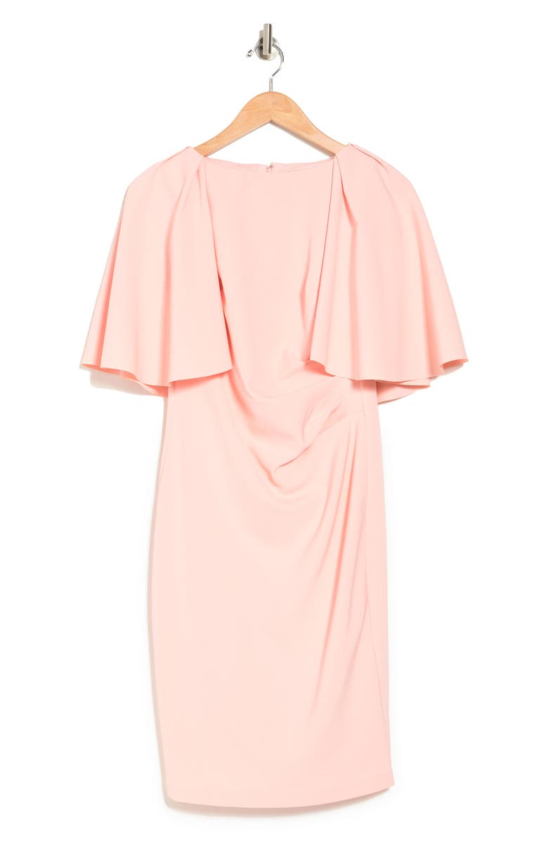 Marina Cape Woven Sheath Dress, Alternate, color,