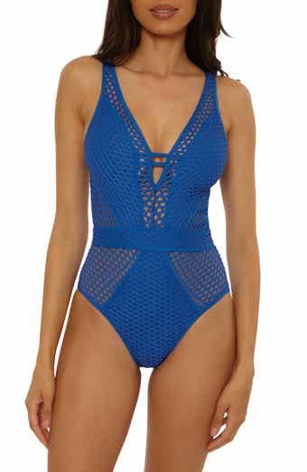Castaway Plunge One-Piece Swimsuit
