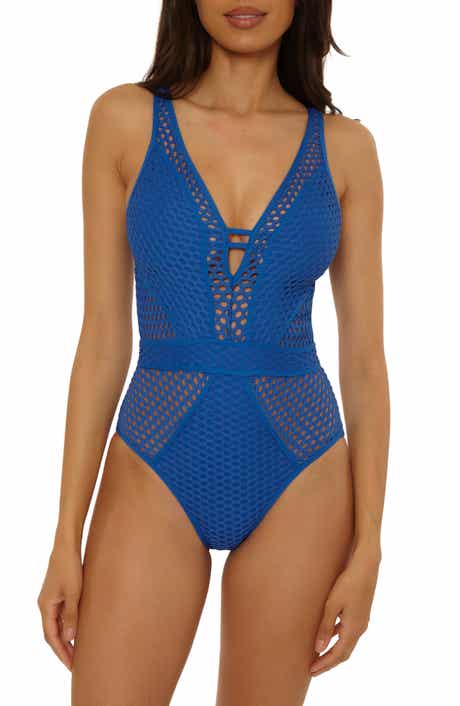 Castaway Plunge One-Piece Swimsuit