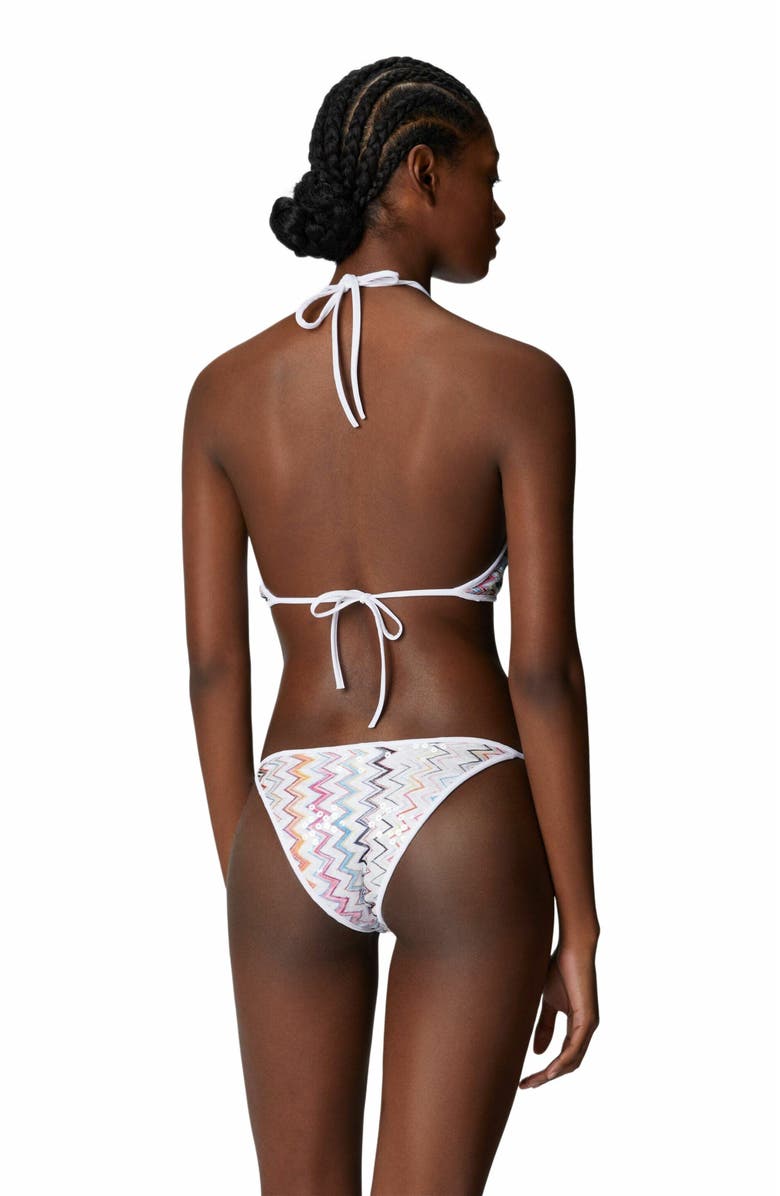 Missoni Bikini With Halter Neck And Sequins, Alternate, color, Multicoloured