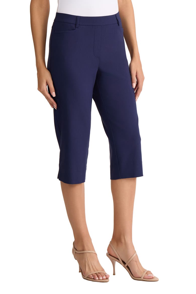 Mid Rise Pedal Pusher Pants, Alternate, color, PACIFIC NAVY