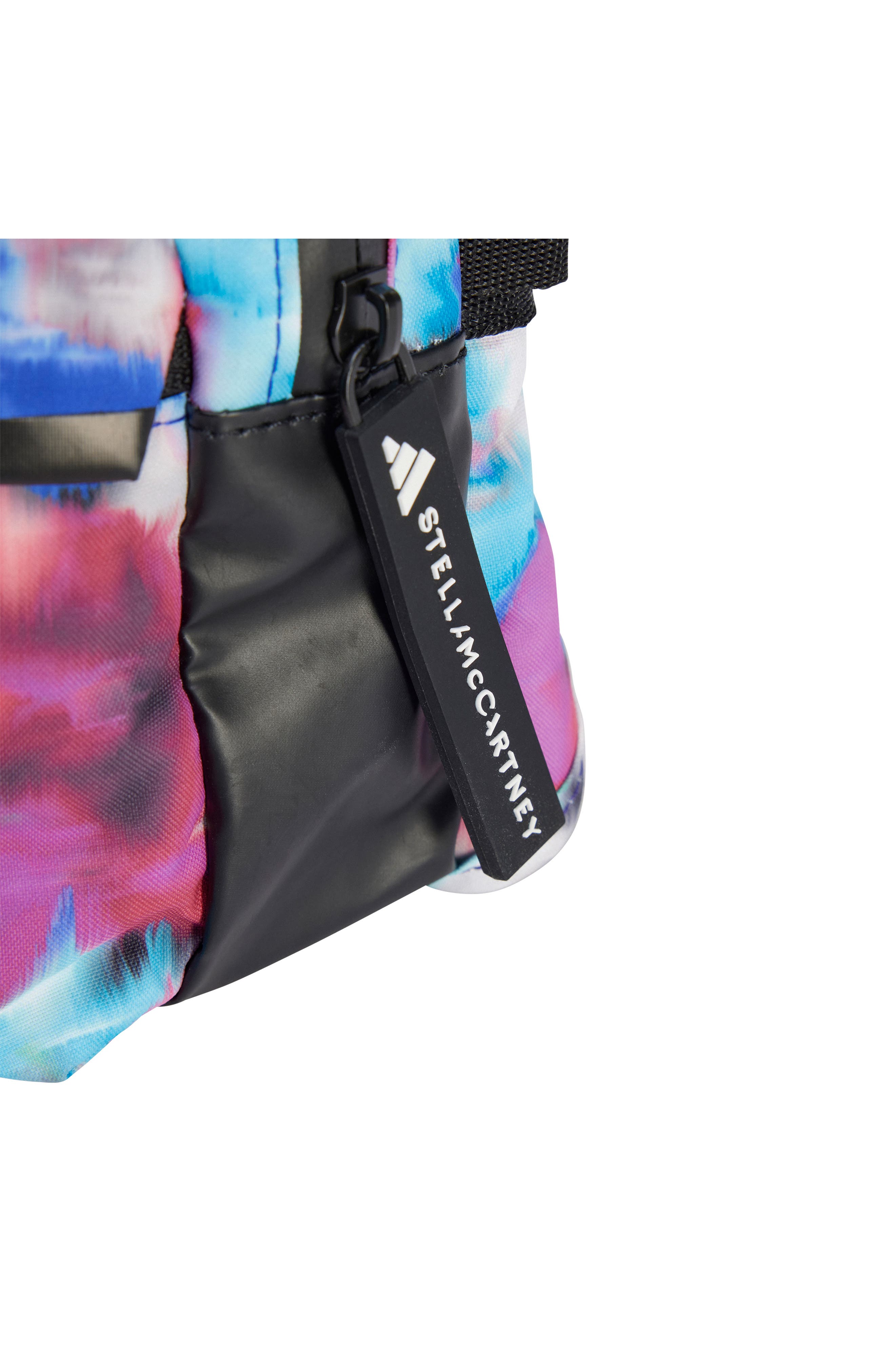 adidas by Stella McCartney Print Belt Bag, Alternate, color, Black Multi