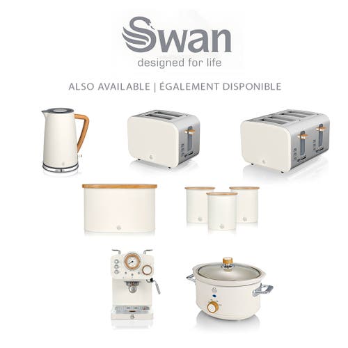 Swan Nordic Pump Espresso Coffee Machine In White