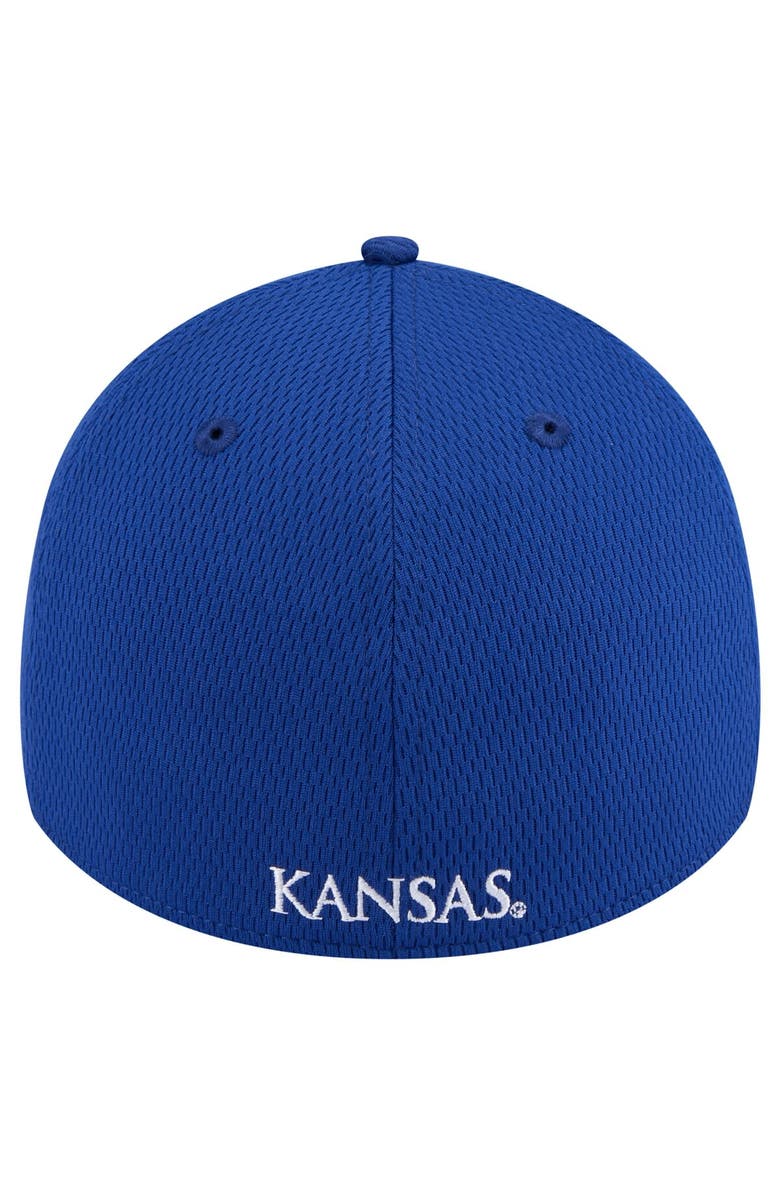 New Era Men's New Era Royal Kansas Jayhawks Active Slash Sides 39THIRTY Flex Hat, Alternate, color, Royal