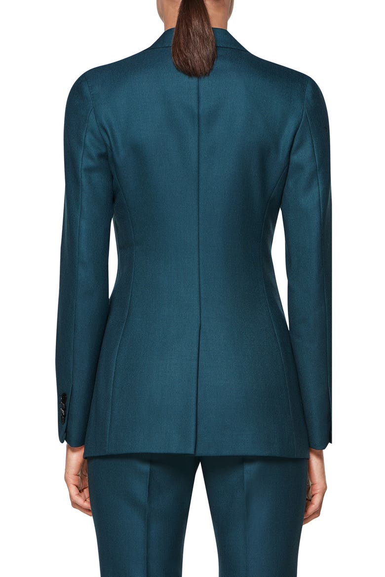 Cameron Wool Suit Jacket, Alternate, color, TEAL