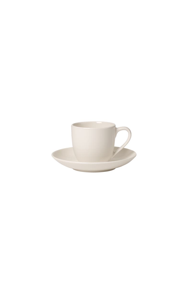 Villeroy 
Boch For Me Espresso Cup 
Saucer  Set of 2, Alternate, color, White