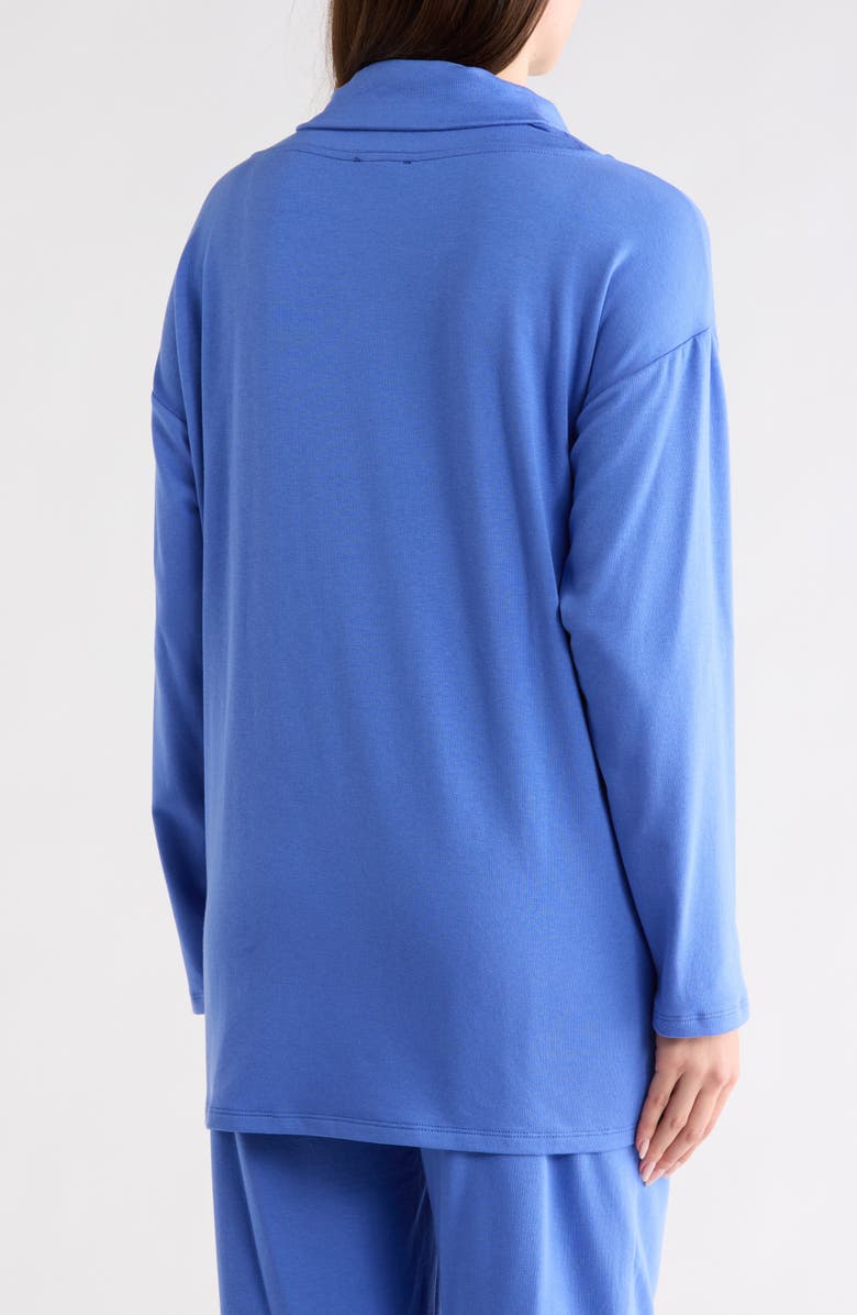 Eileen Fisher Cowl Neck Knit Top, Alternate, color, Blue Star