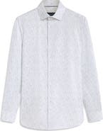 Bugatchi James OoohCotton® Abstract Print Button-Up Shirt