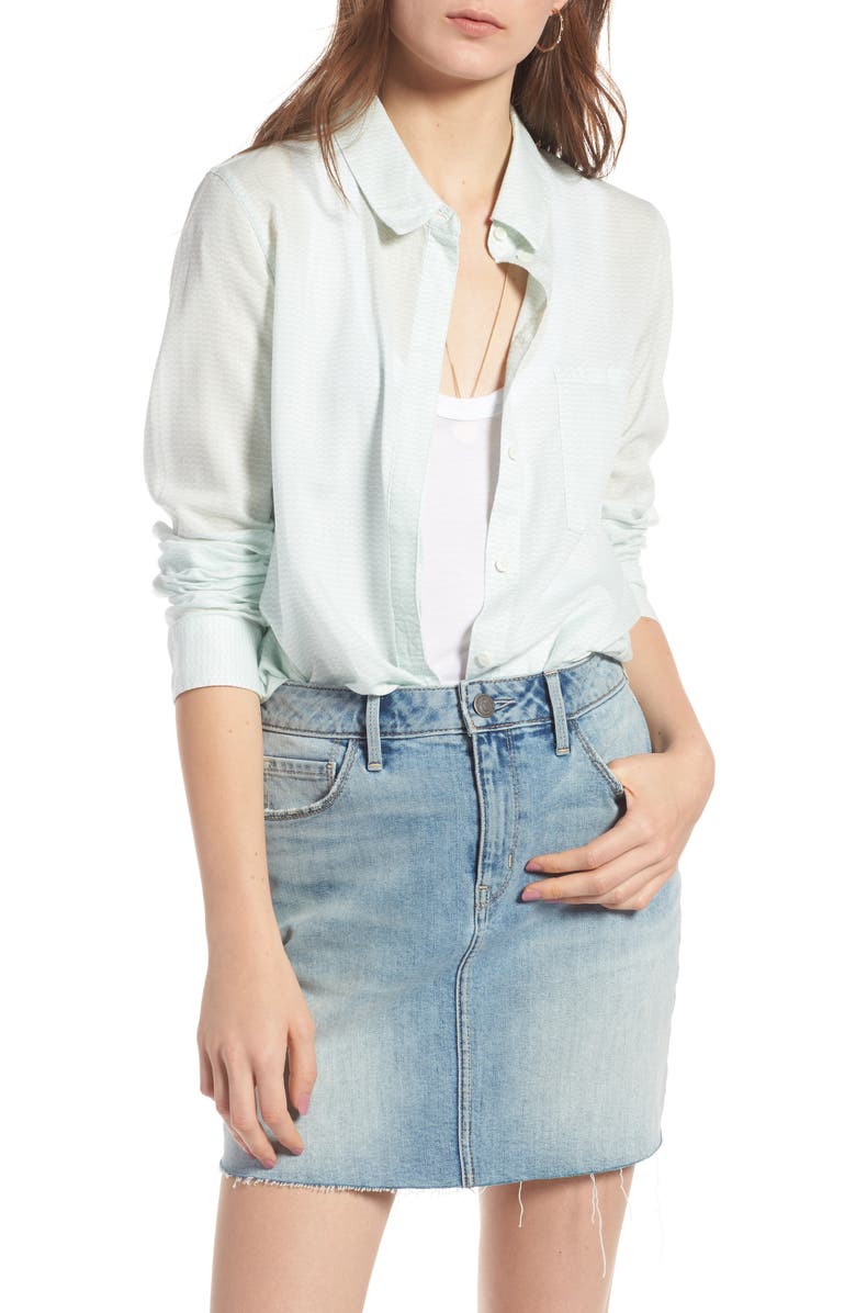 Treasure & Bond Drapey Classic Shirt, Main, color,