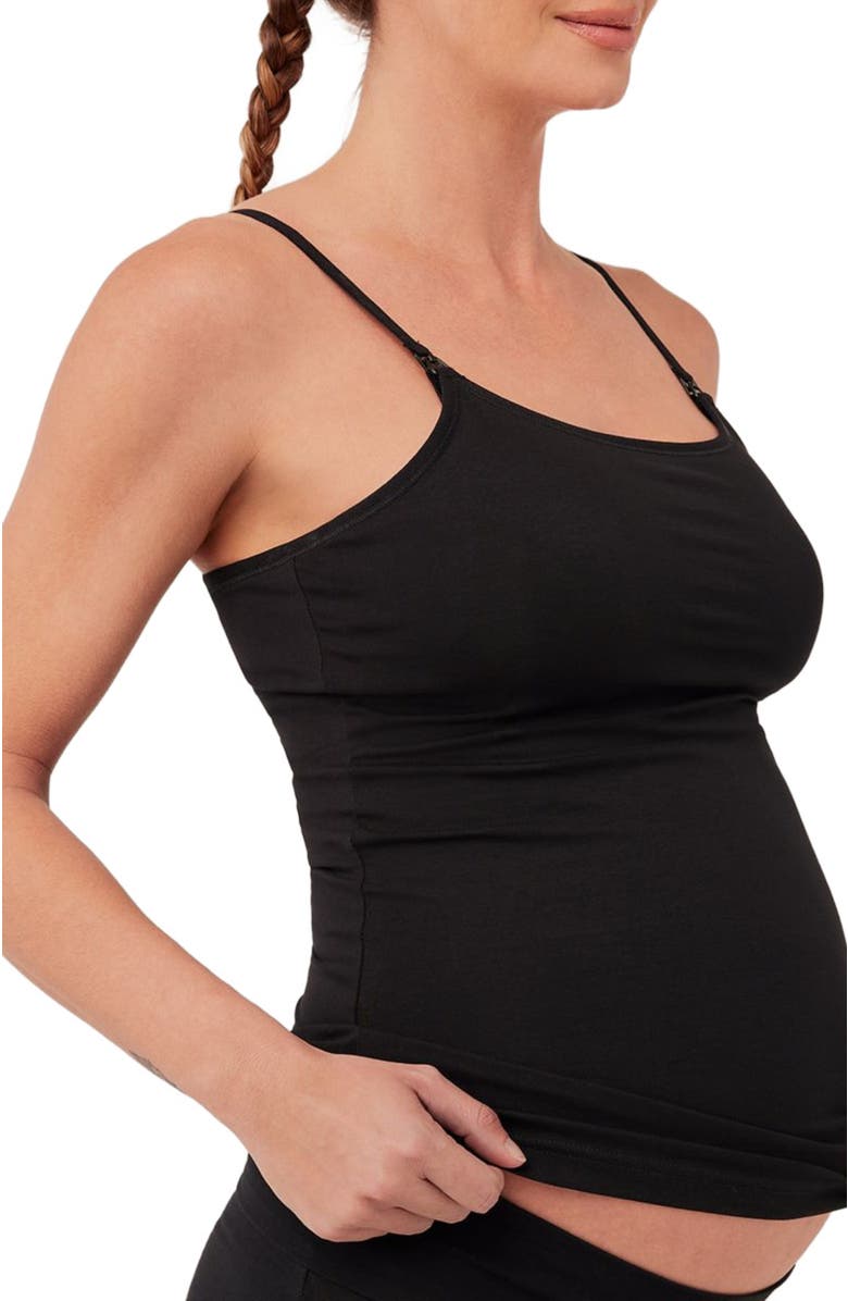 Pact Organic Cotton Maternity Nursing Camisole, Main, color,