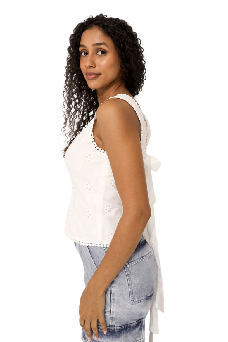 Lost In Your Love Top, Alternate, color, White