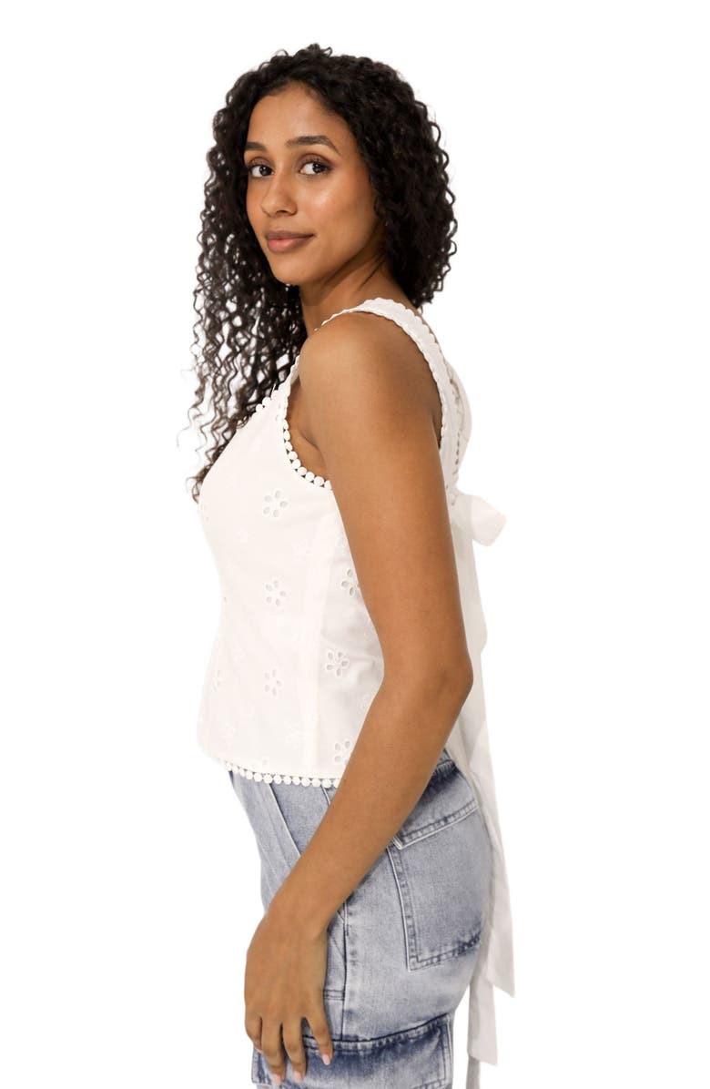 Belle & Bloom Lost In Your Love Top, Alternate, color, White