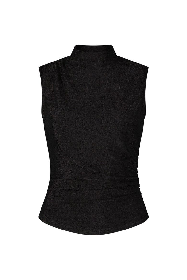 Mia Shimmer Tank, Alternate, color, Black