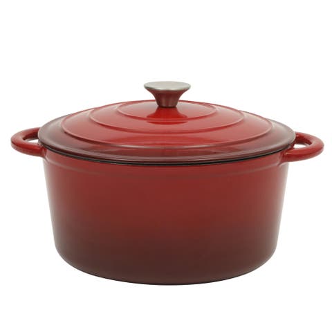 Enameled Cast Iron Dutch Oven with Lid