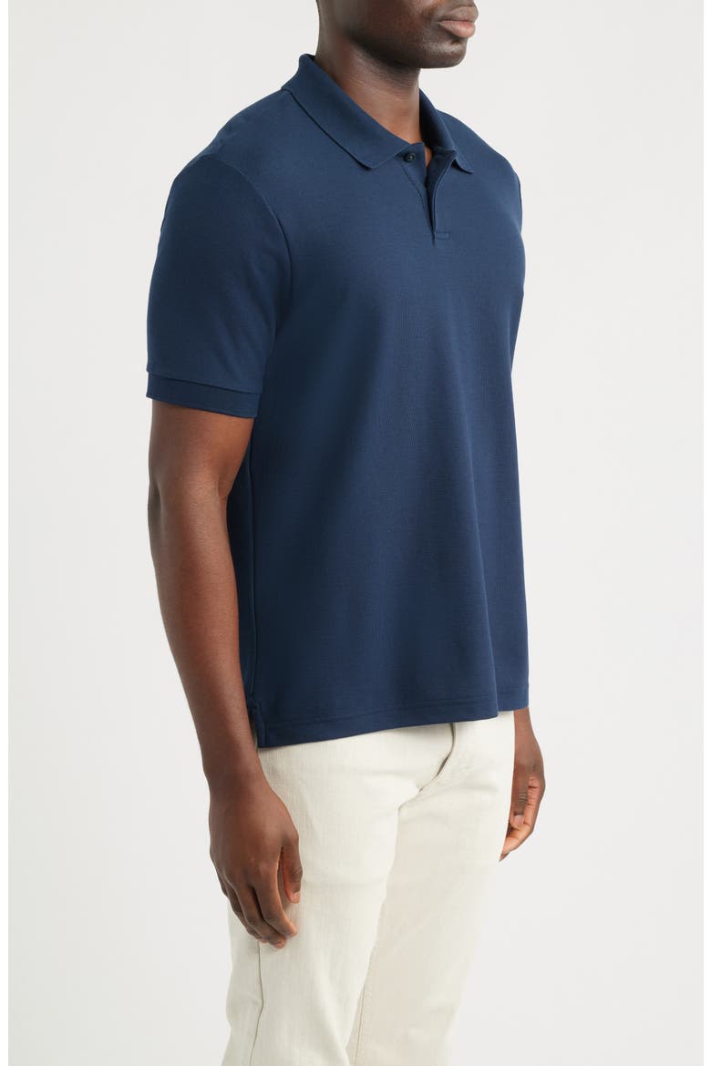 Pima Cotton Piqué Polo, Alternate, color, NAVY SAPPHIRE