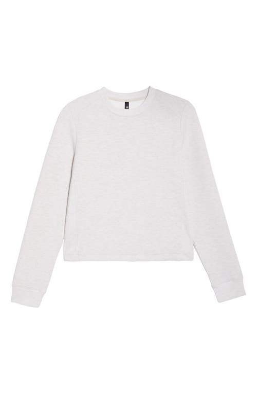 Mpg Dreamweave Recycled Polyester Blend Crop Sweatshirt In White