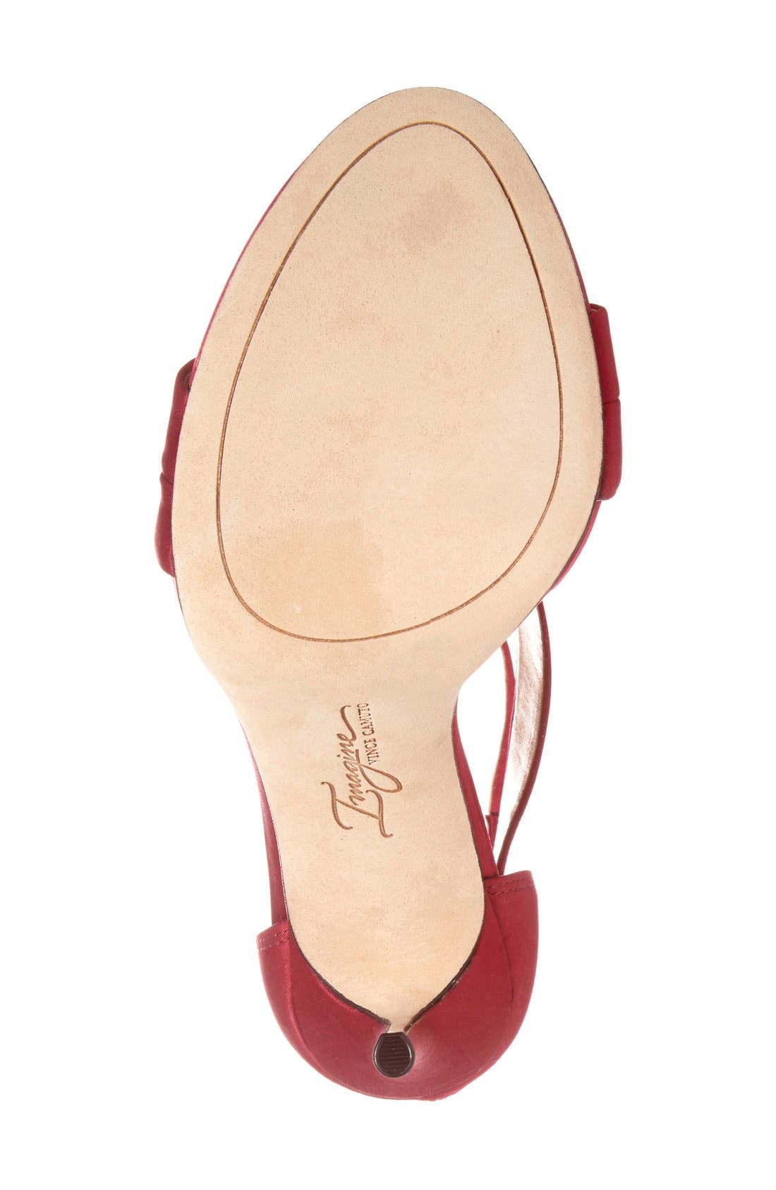 'Devin' Sandal, Alternate, color, DEEP BERRY