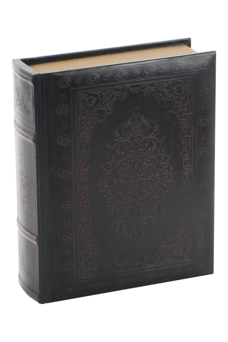 Box Book Rack SONOMA SAGE HOME Faux Wood Set of 3 Storage Book Boxes | Nordstromrack