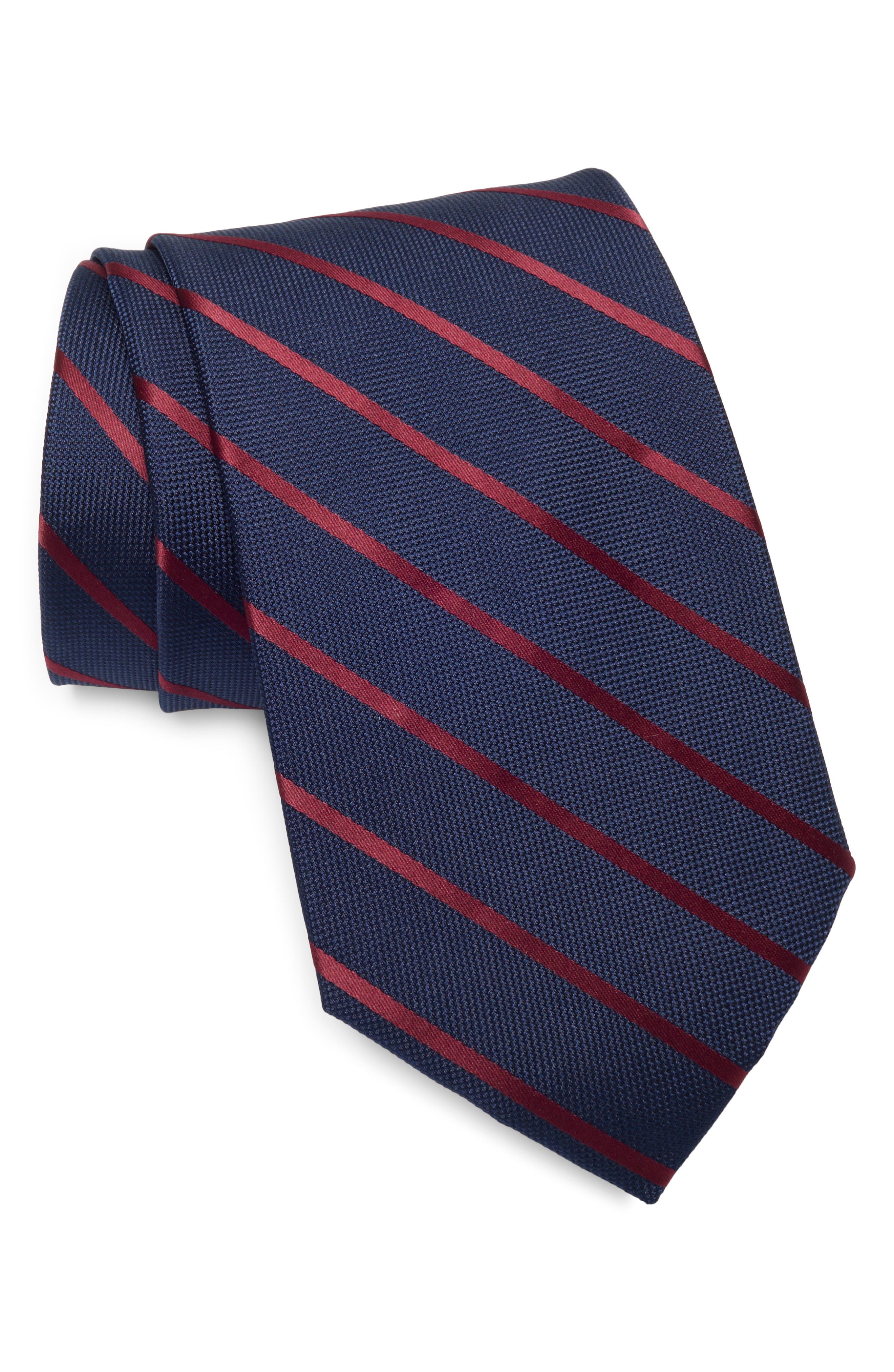 BB3 Stripe Silk Blend Tie