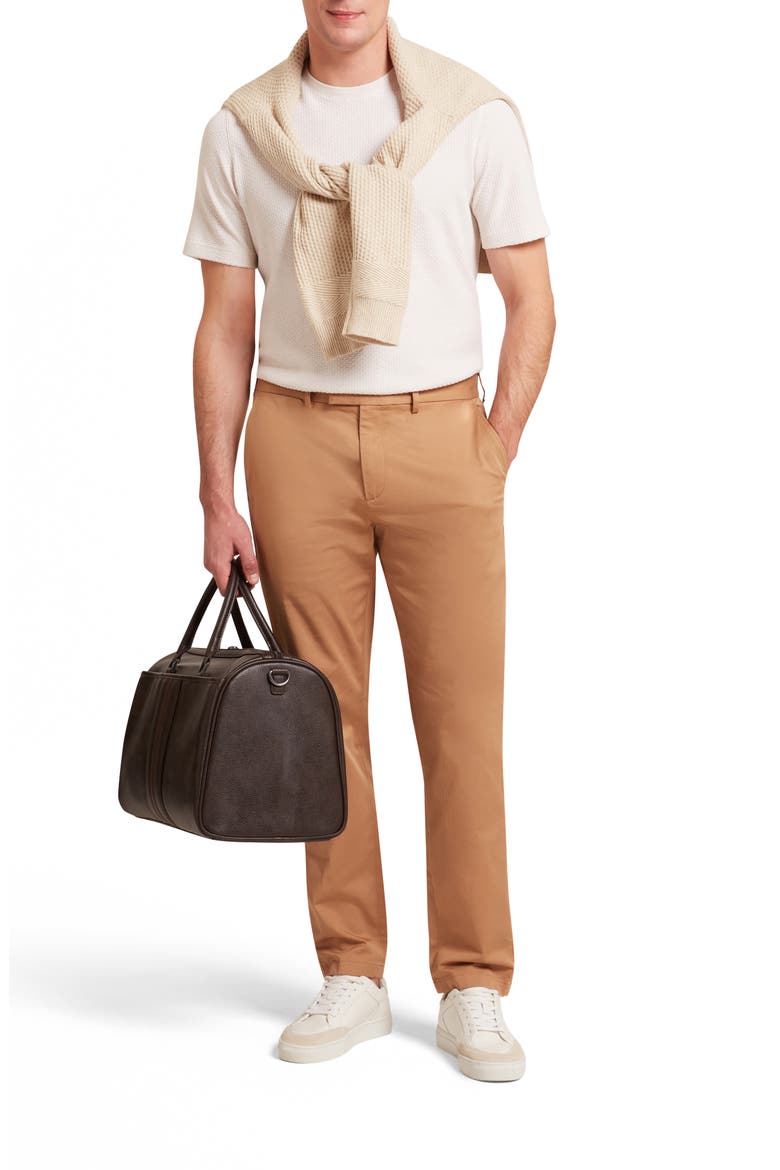 Howeton Stretch Cotton Trousers, Alternate, color, TAN
