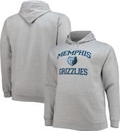 PROFILE Men's Heathered Gray Memphis Grizzlies Big & Tall Heart & Soul Pullover Hoodie