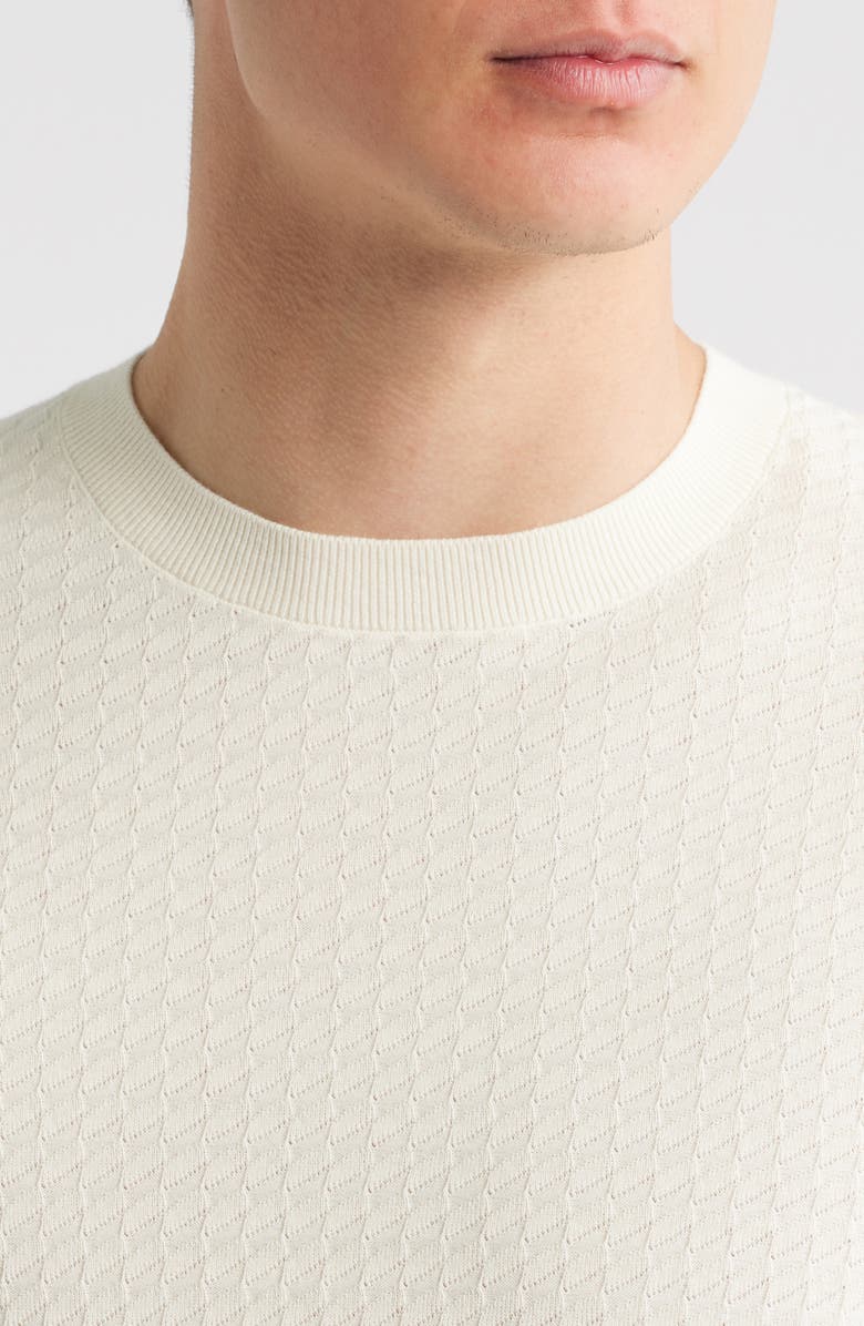 Theory Damian Tactile Crewneck T-Shirt, Alternate, color, Eggshell