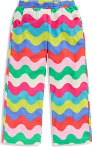 Mini Boden Wide Leg Toweling Trousers