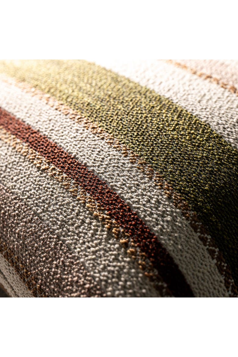 Ridgeway Box Textured Stripe Indoor & Outdoor Woven Accent Box Pillow & Insert, Alternate, color, Multi