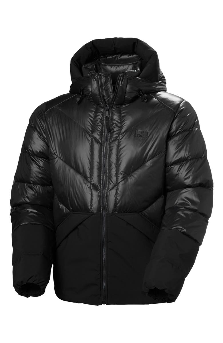 Helly Hansen Village Water Repellent 600 Fill Power Down Jacket, Alternate, color, Black