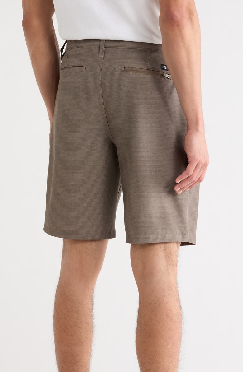Hurley Explore Print Hybrid Shorts, Alternate, color, Walnut