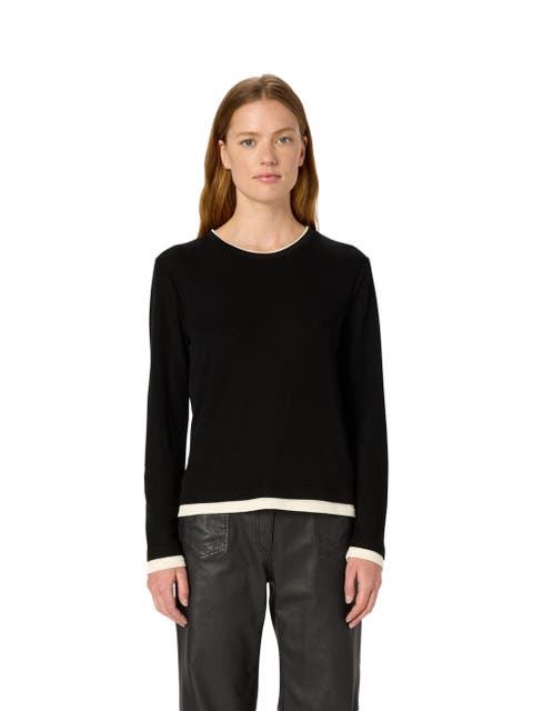 Hanae Wool Knitted Top