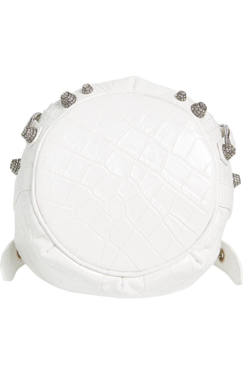 Balenciaga Extra Small Le Cagole Leather Bucket Bag, Alternate, color,