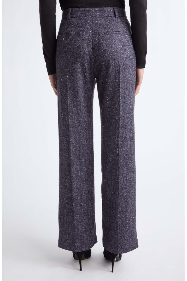 Stretch Wool, Silk & Linen Pants, Alternate, color, 177 AMETHYST