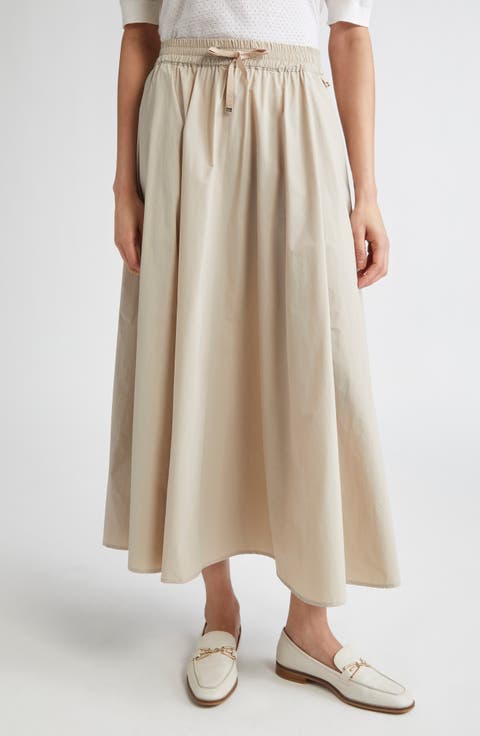 スカート HERNO Women Mid Skirts GN000007D 1982 BEIGE Shop Beige Herno Online | Nordstrom