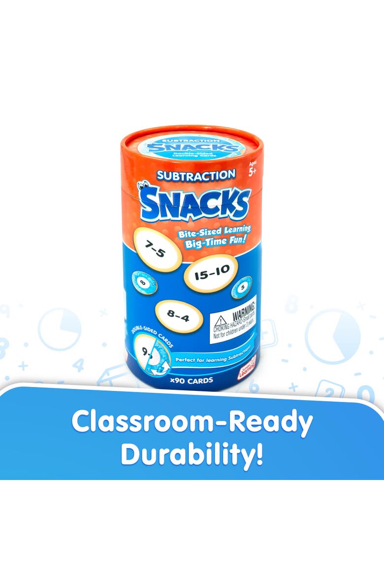Subtraction Snacks Math Game, Alternate, color, Multicolored