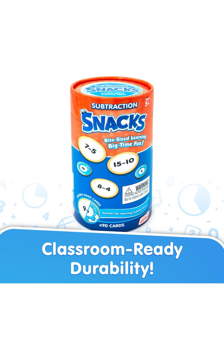 Junior Learning Subtraction Snacks Math Game, Alternate, color, Multicolored