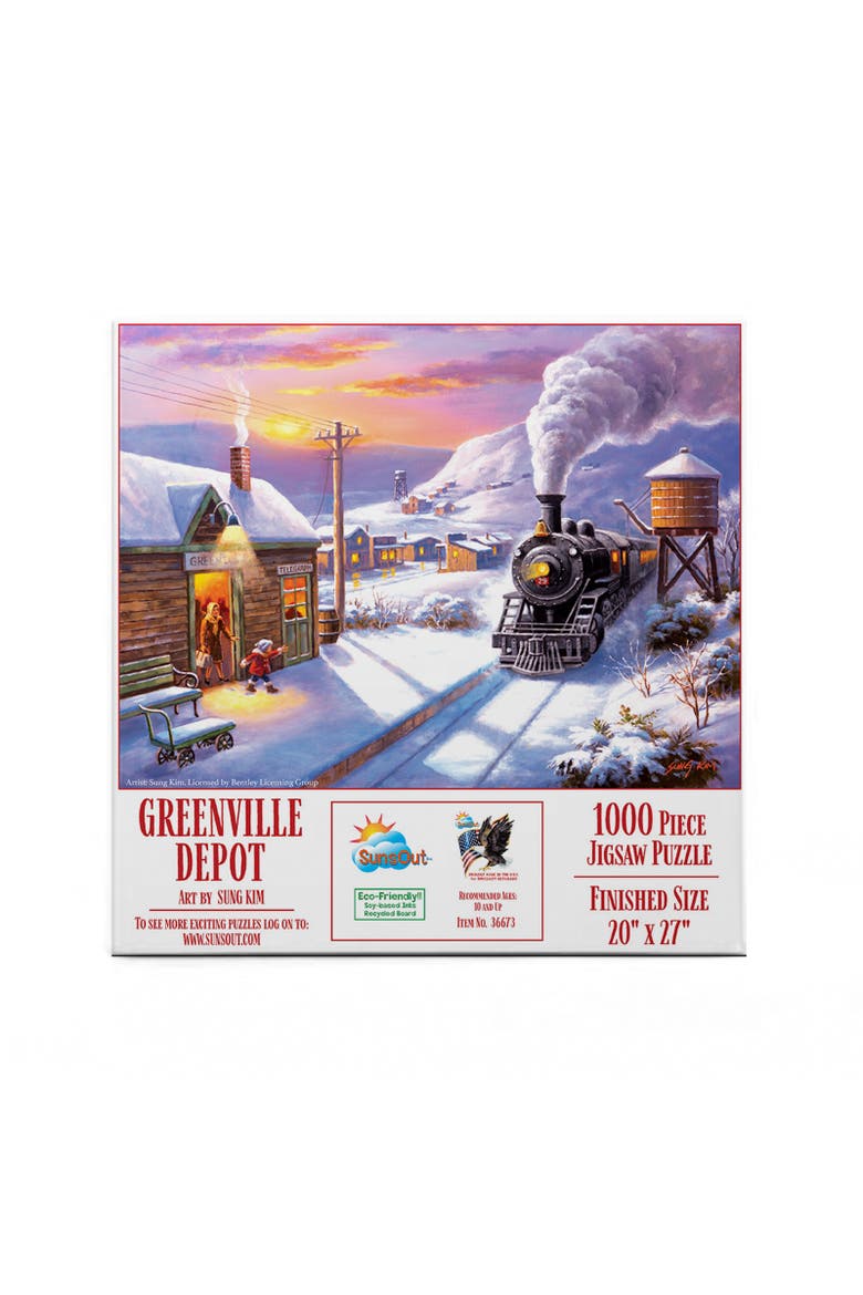 Greenville Depot 1000 piece Jigsaw Puzzle for Adults, Alternate, color, Multicolor