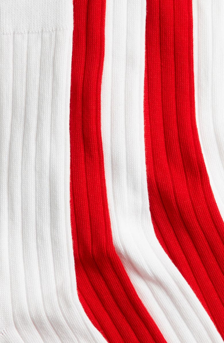 Comme Si The Yves 6-Pack Assorted Rib Socks Set, Alternate, color, Red